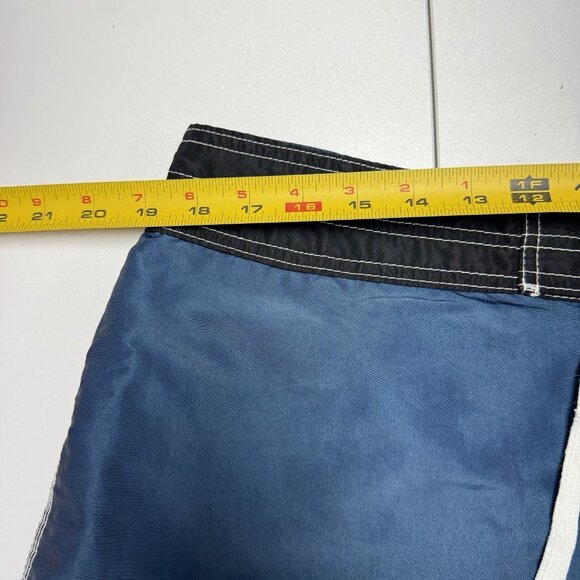 Vintage Quiksilver Board Shorts Swim Trunks Mens 38 Blue Y2K 90s - Picture 7 of 11
